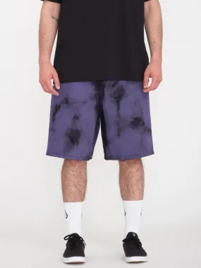 Billow Denim Short - DEEP PURPLE