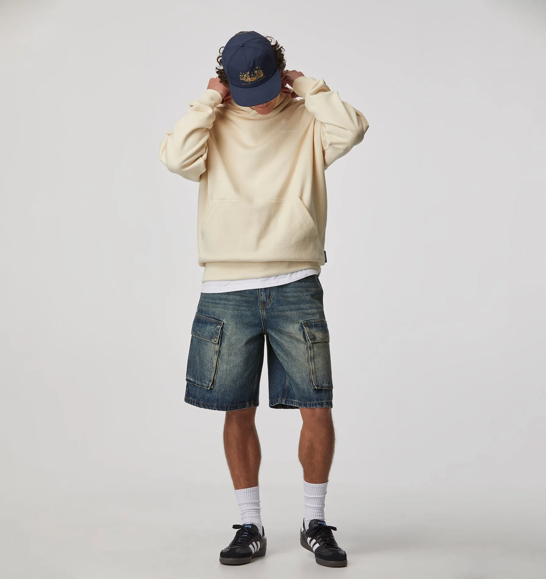 Bronson Cargo Short - Aged Indigo