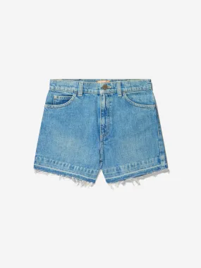 Gucci Girls Organic Cotton Denim Shorts